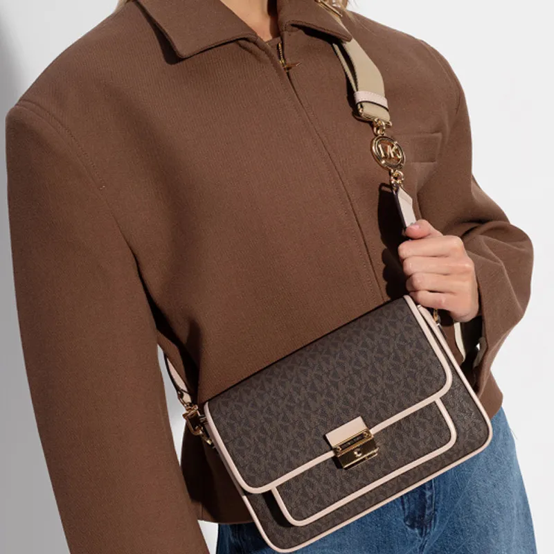 MICHAEL KORS Leather Shoulder Bag Women's-7