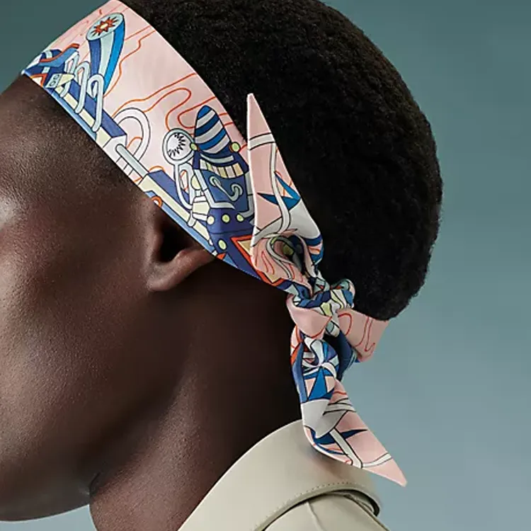 HERMES Twilly Silk Scarves Women's-1