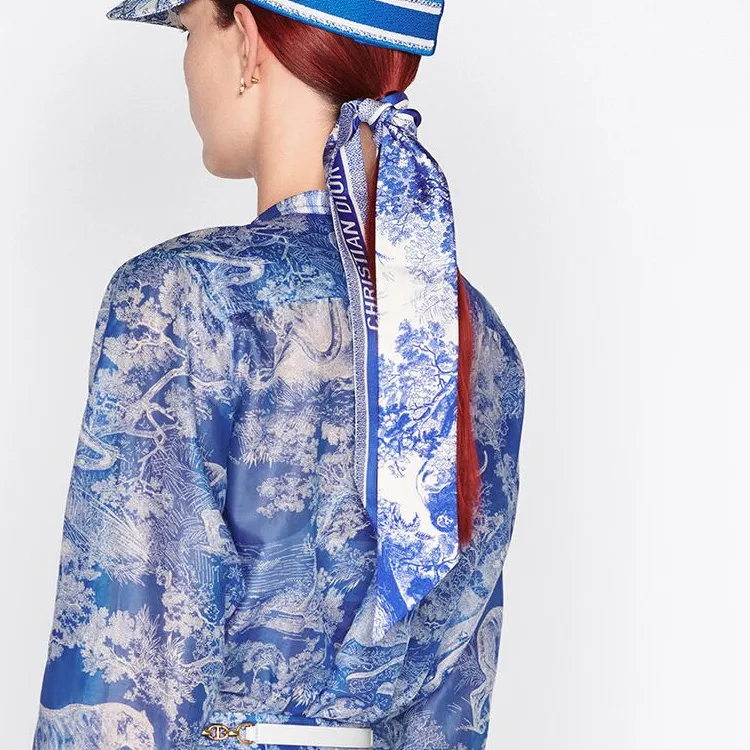DIOR Silk Scarves Women's-2