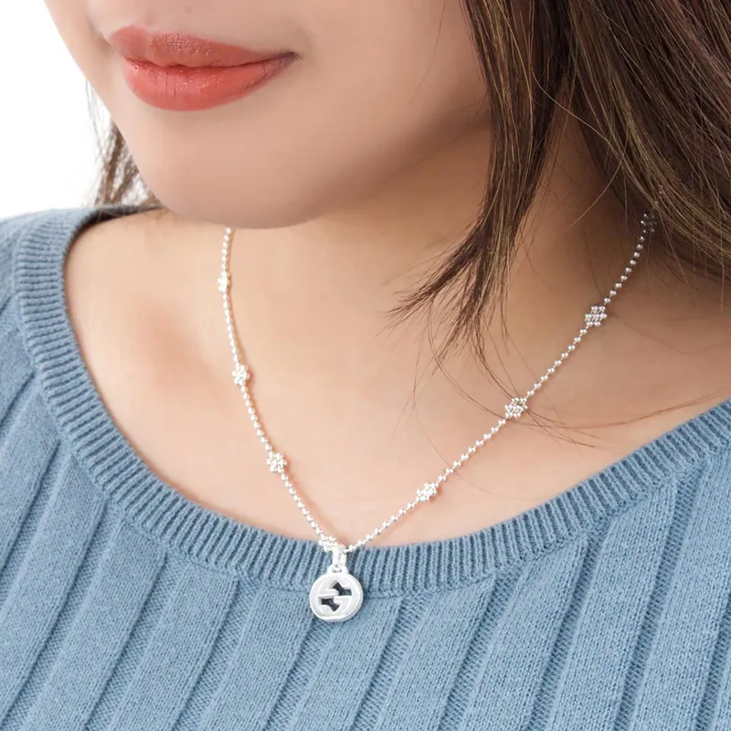 GUCCI Sterling Silver Necklaces Women's Silver-4