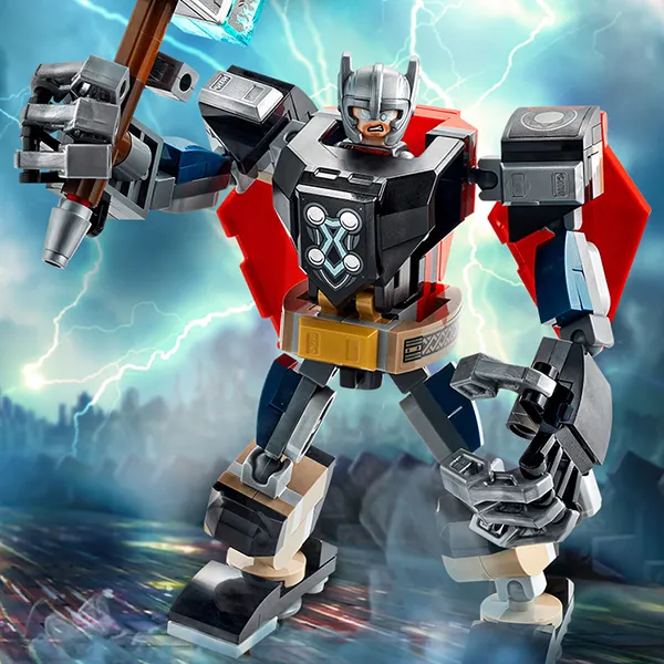 LEGO Super Hero Collection Thor God Of Thunder Thor Mecha Building Blocks 139pcs 76169-3