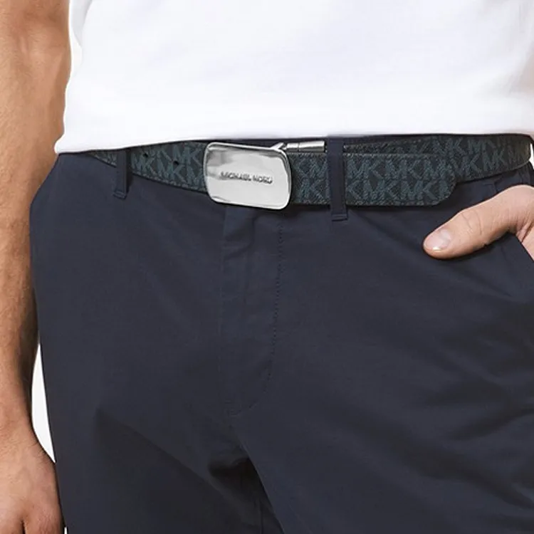 MICHAEL KORS Leather Belts Men Black-2