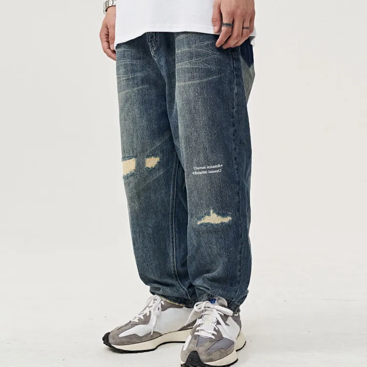 FKSW Jeans Men Washed Blue-4