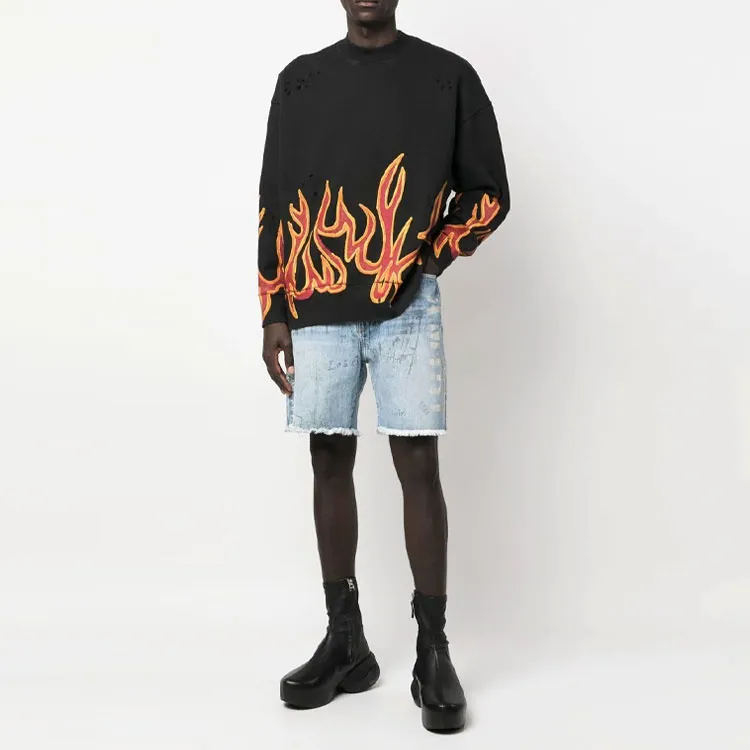 AMIRI Denim Shorts Men Indigo-1