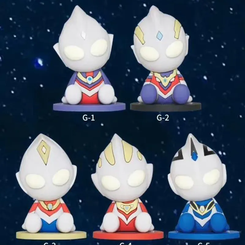 BANDAI Ultraman Character Ichiban Kuji TDG25 Anniversary Light Bonding G Prize Ultraman Rubber Doll Chibi Figures-4