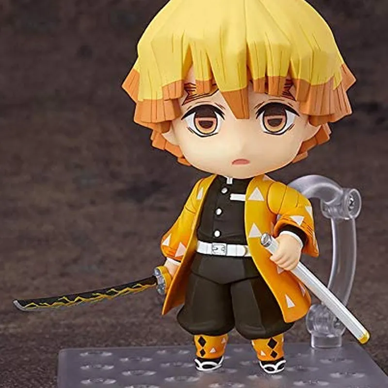 GSC Zenitsu Agatsuma Nendoroid Demon Slayer  Kimetsu No Yaiba Doll Hobby Model Toy Chibi Figures-1
