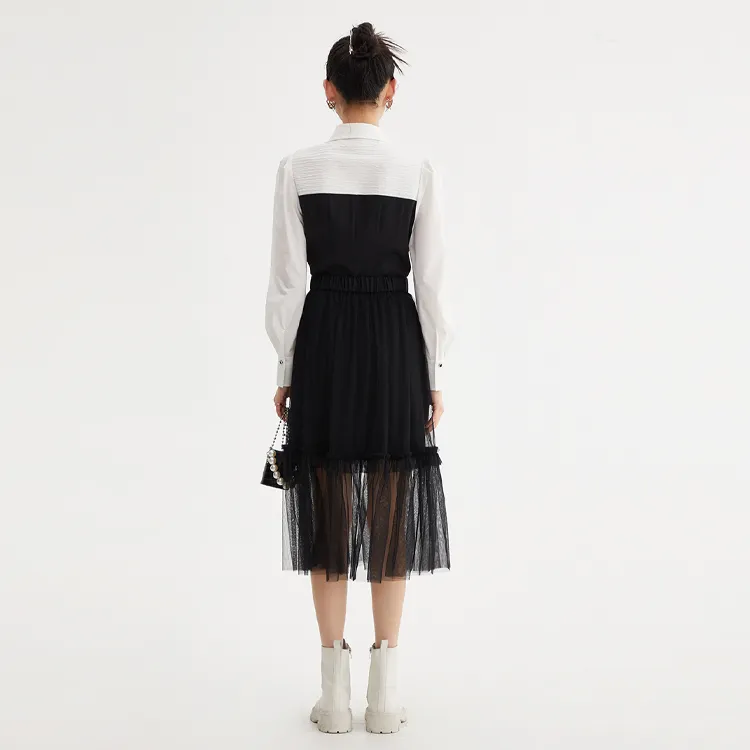 LOFT SHINE Long-Sleeved Dresses Women's Multicolor-2