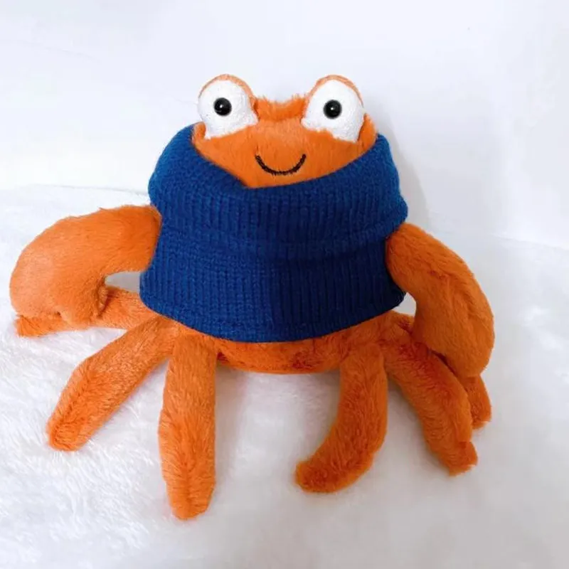 JELLYCAT Ocean Series Pullover Crab Dolls Plush Doll 13cm High-1