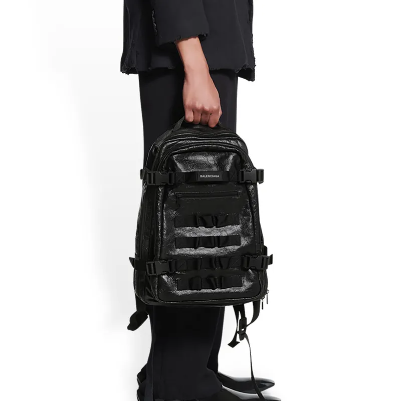 Balenciaga Polyamide Backpack Small Size Men's Black-5