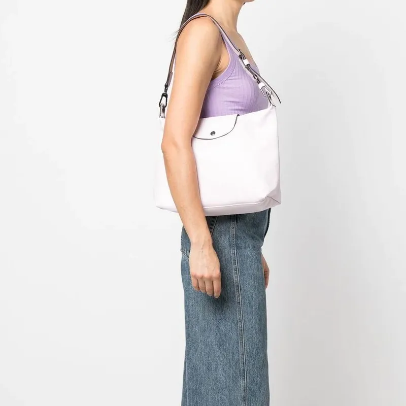 LONGCHAMP Le Pliage Xtra Cow Leather HOBO Bag, Crescent Bag, Shoulder Bag, Handbag, Shoulder Bag Women's Petal Pink-3