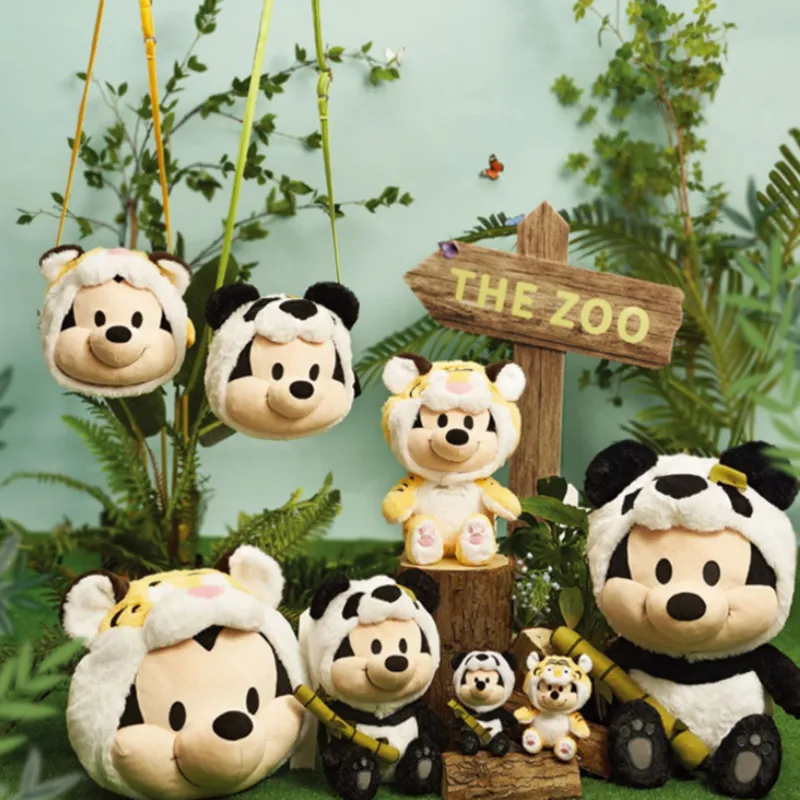 Disney Tiger Mickey Mouse Yellow Dolls Plush Doll 34cm High-1