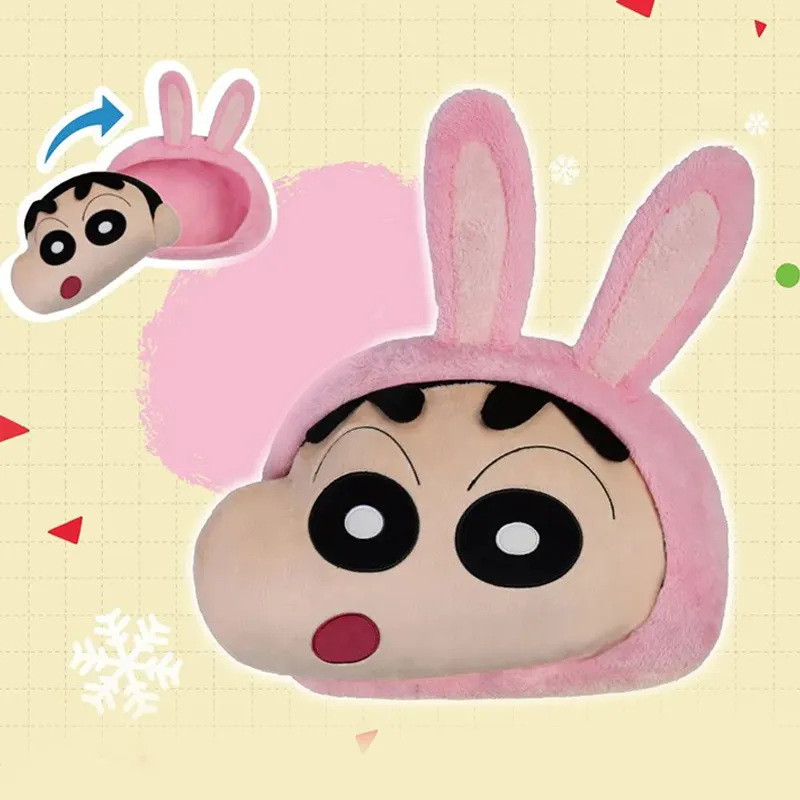 BANDAI Crayon Shin chan Shinnosuke Nohara Warm You Every Day A Reward Dolls Plush Doll 50cm Height-1