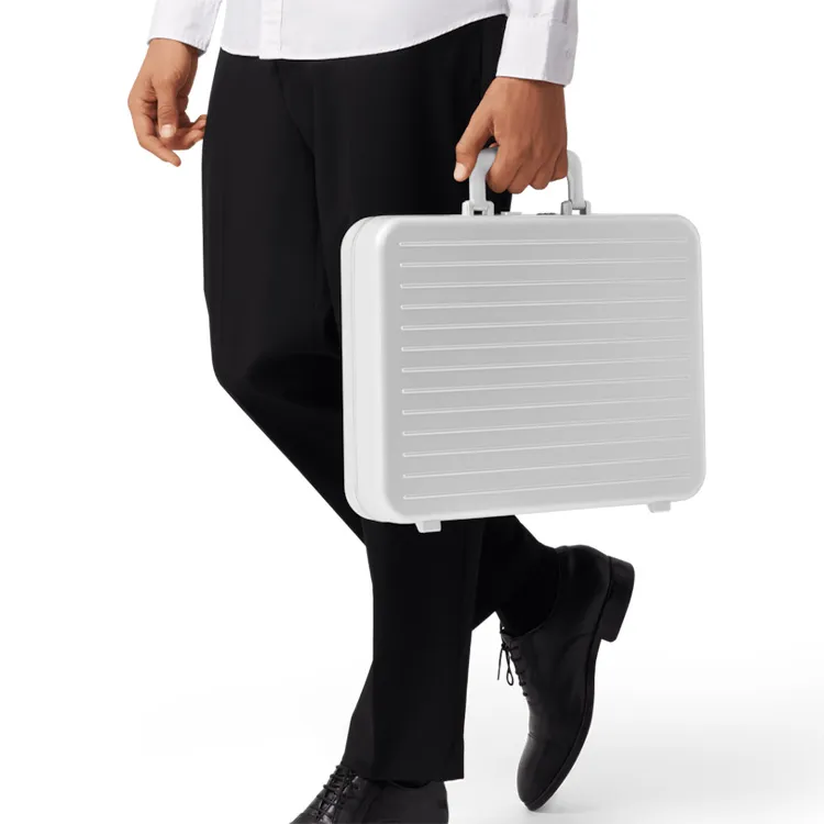 RIMOWA Aluminum-Magnesium Alloy Briefcases Men's Silver-6