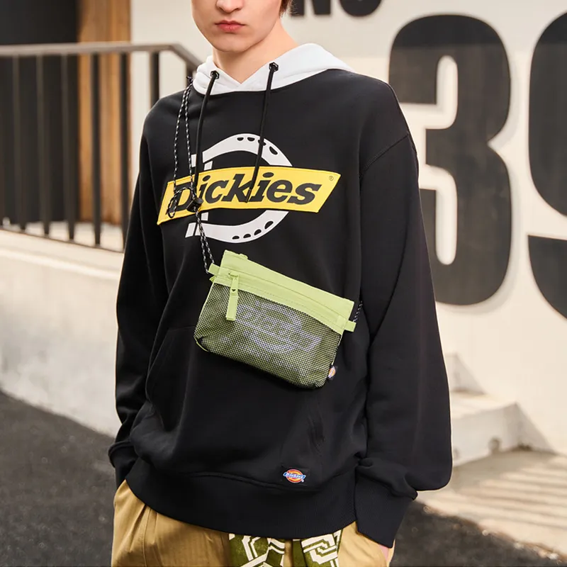 Dickies Polyester Shoulder Bag, Crossbody Bag Mini Unisex Muskmelon Yellow-4