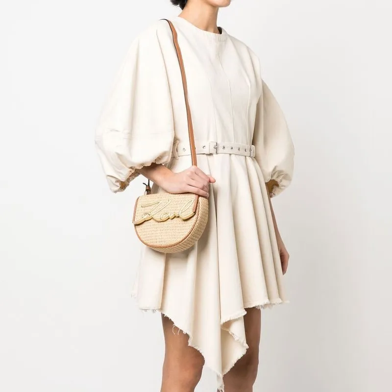 KARL LAGERFELD Crossbody Bag, Shoulder Bag Small Size Women's Beige-4