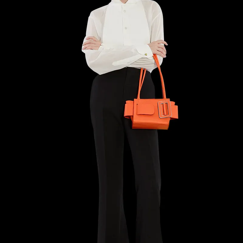 BOYY Bobby Soft Buckle-Detailed Tote Bag-5