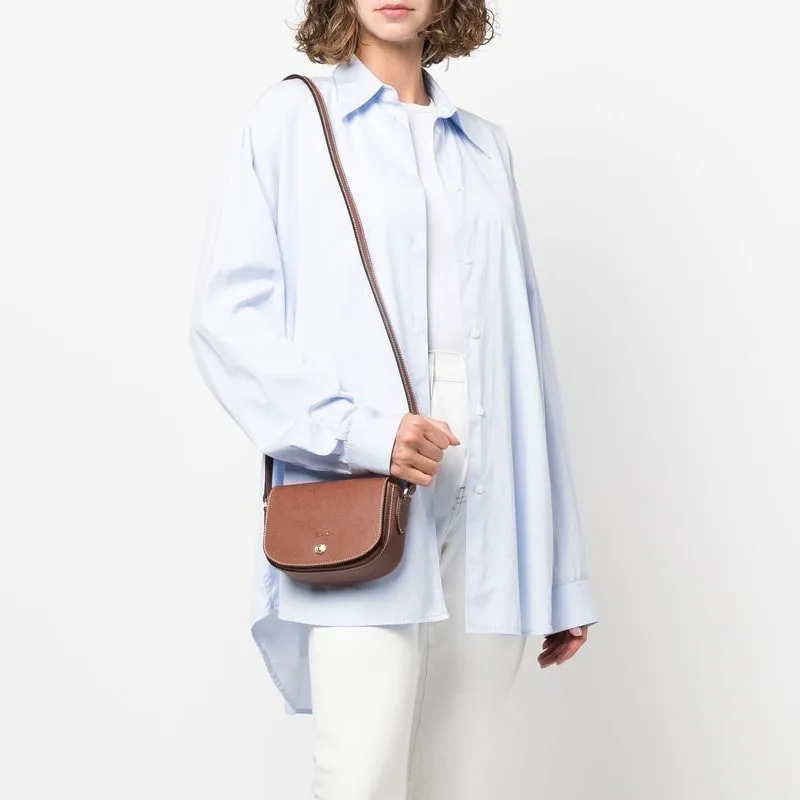 LONGCHAMP Leather Crossbody Bag-4