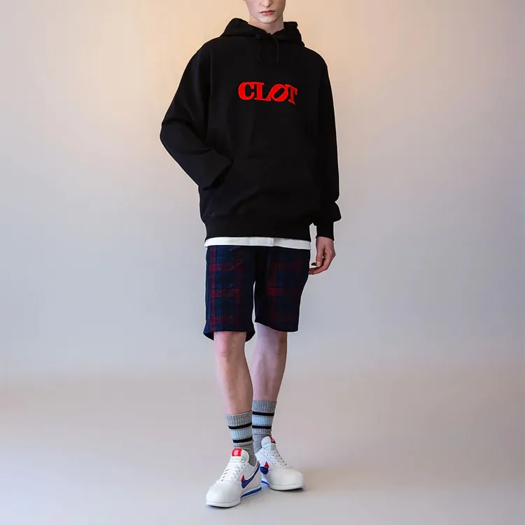 CLOT SS23 From Dusk Till Dawn Casual Shorts Men Navy Blue-2