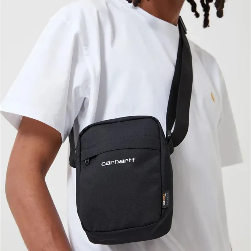 Carhartt WIP Canvas Bag Crossbody Bag Shoulder Bag Unisex Black-4
