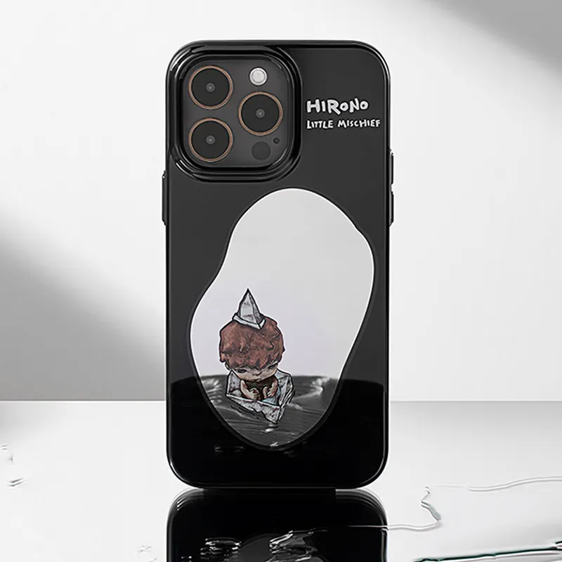 POP MART TPU Material Hirono Yano, Little Bad Collection Phone Case IP Merch Available For IPhone14 Pro-1