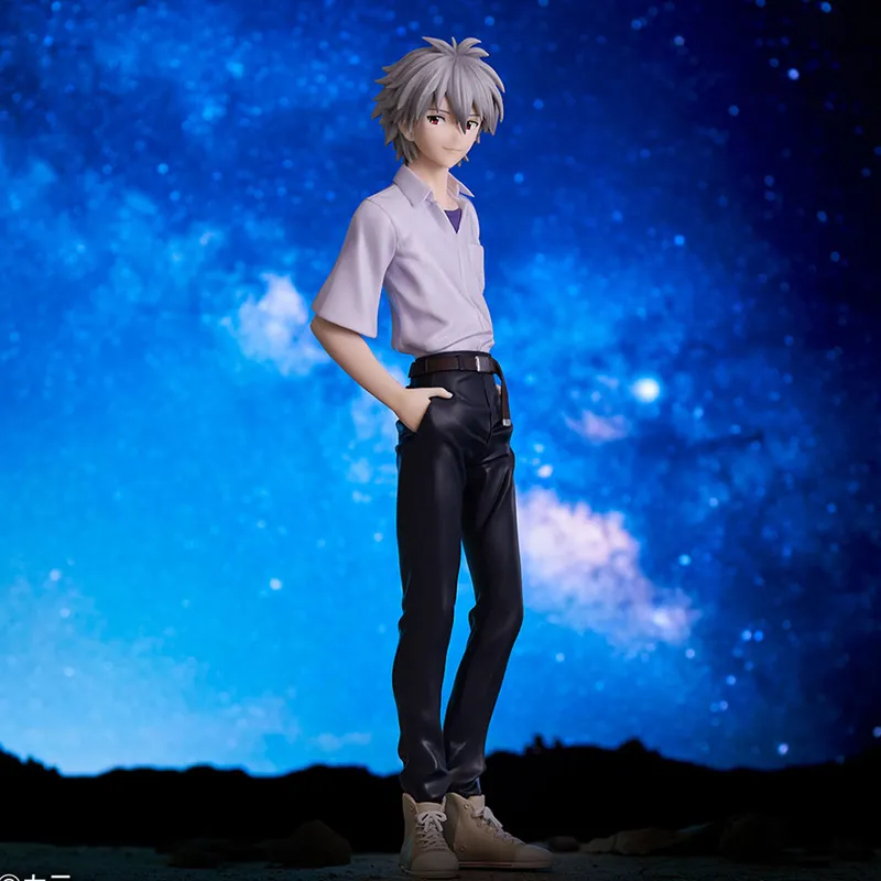 BANPRESTO Kaworu Nagisa Glass Factory Ichiban Kuji Neon Genesis Evangelion D Prize Scale Figures 21.5cm-1