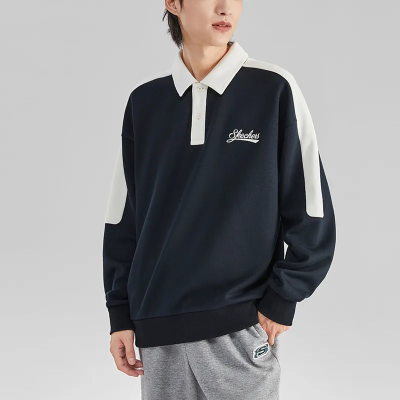 Skechers Polo Shirt Unisex Carbon Black-1