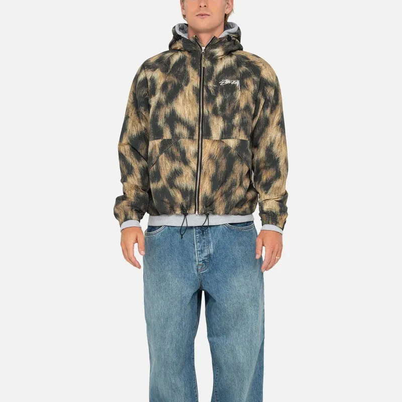 Stussy Beach Shell Fur Print Jacket-8