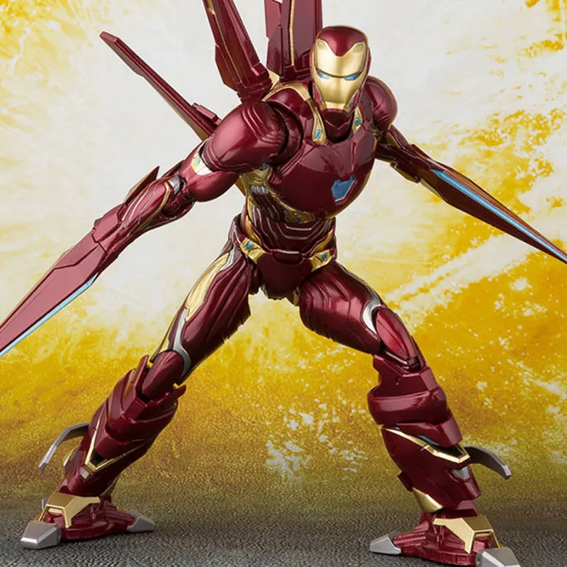 BANDAI Iron Man MK 50 Nano Weapon Set Scale Figures-3