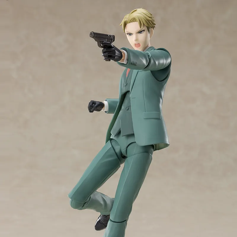BANDAI Spy × Family Main Characters Bandai SHF SPY X FAMILY Lloyd Fogg Action Figures 17cm-2