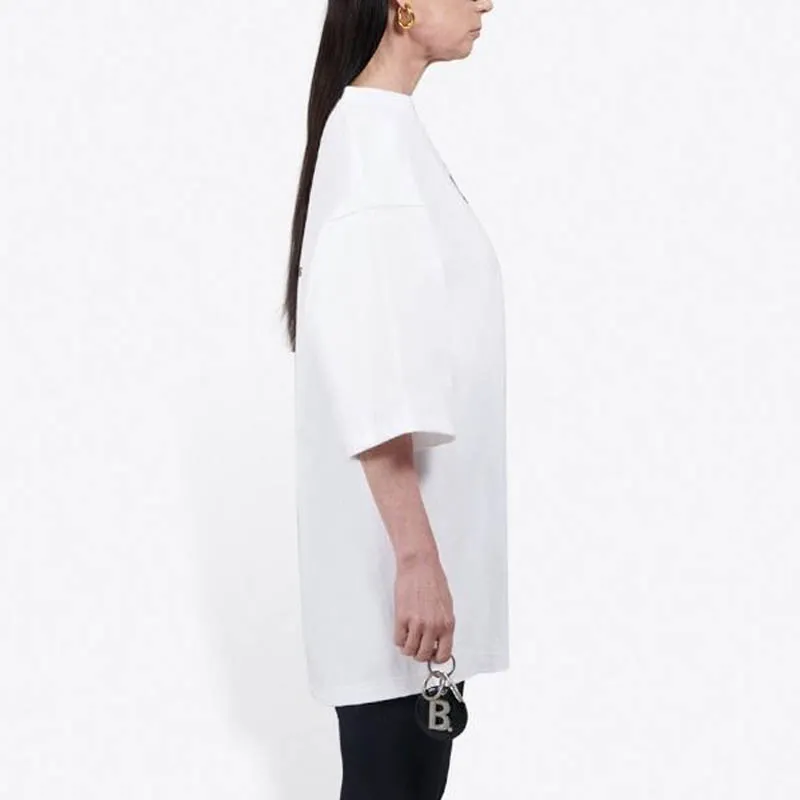 Balenciaga T Shirts Men White-3