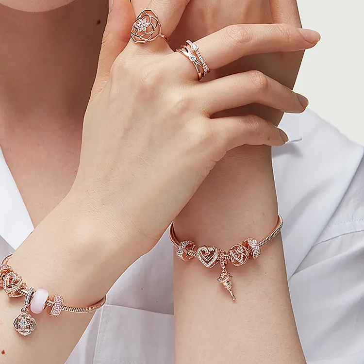 Pandora Bracelets Women's Rose Gold-6