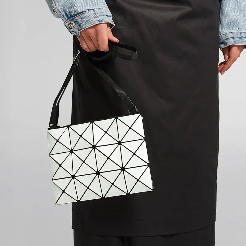 ISSEY MIYAKE PVC Shoulder Bag Crossbody Bag Small Size Unisex White-6
