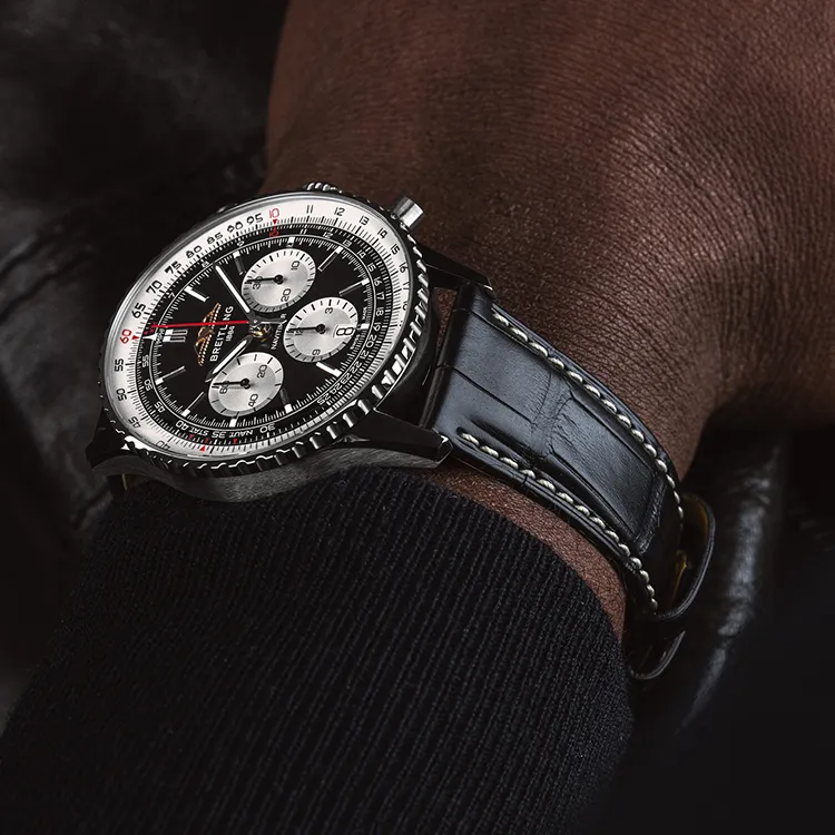Breitling Men Aviation Chronograph Collection Watch-2