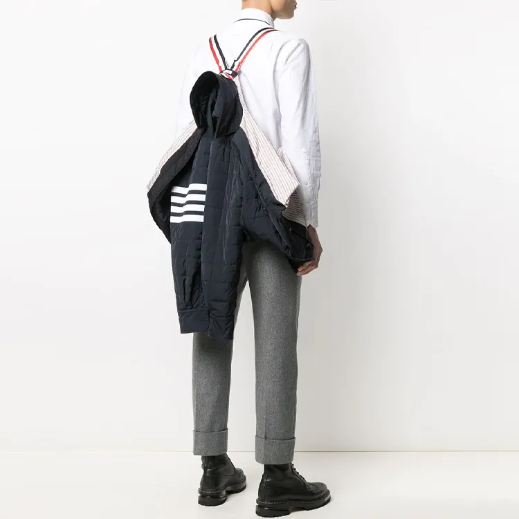 THOM BROWNE 4 Bar Stripe Shirt Jacket-3