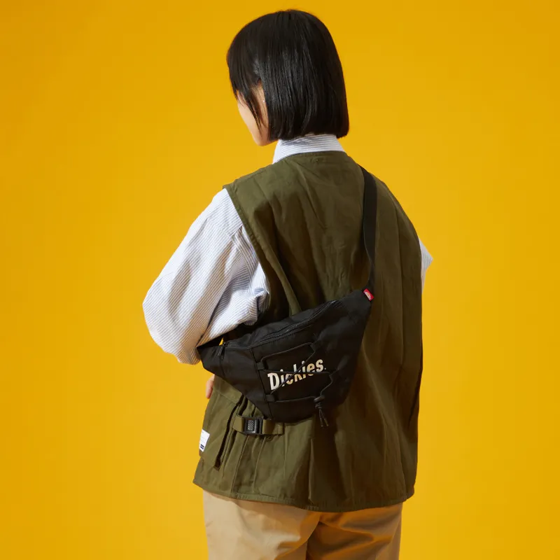 Dickies 100th Anniversary Polyester Sling Bag, Fanny Pack Regular Unisex Black-3