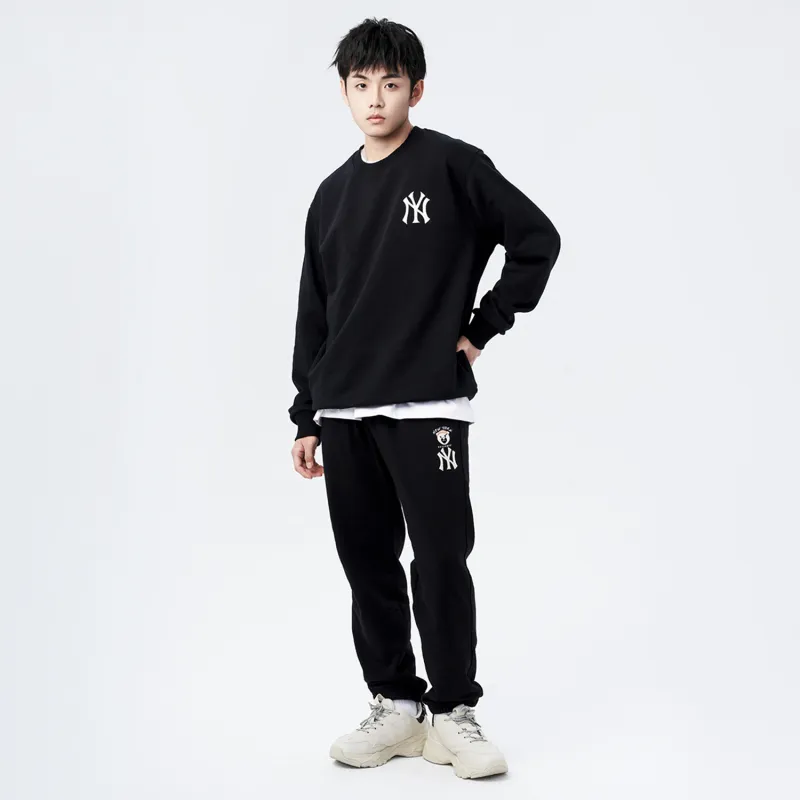 MLB New York Yankees Knitted Sweatpants Unisex Black-2