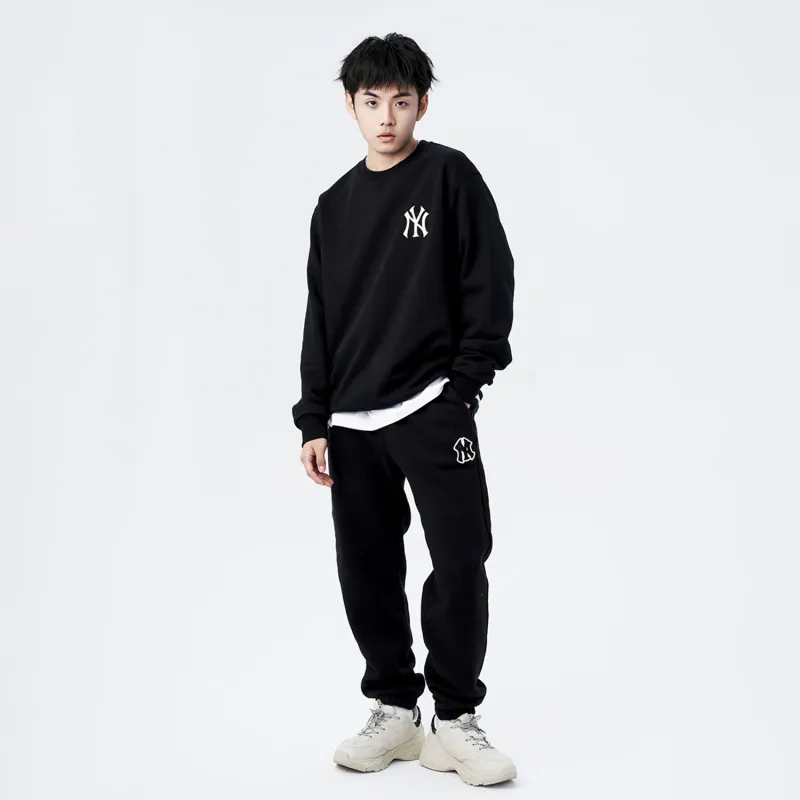 MLB New York Yankees Knitted Sweatpants Unisex Black-2