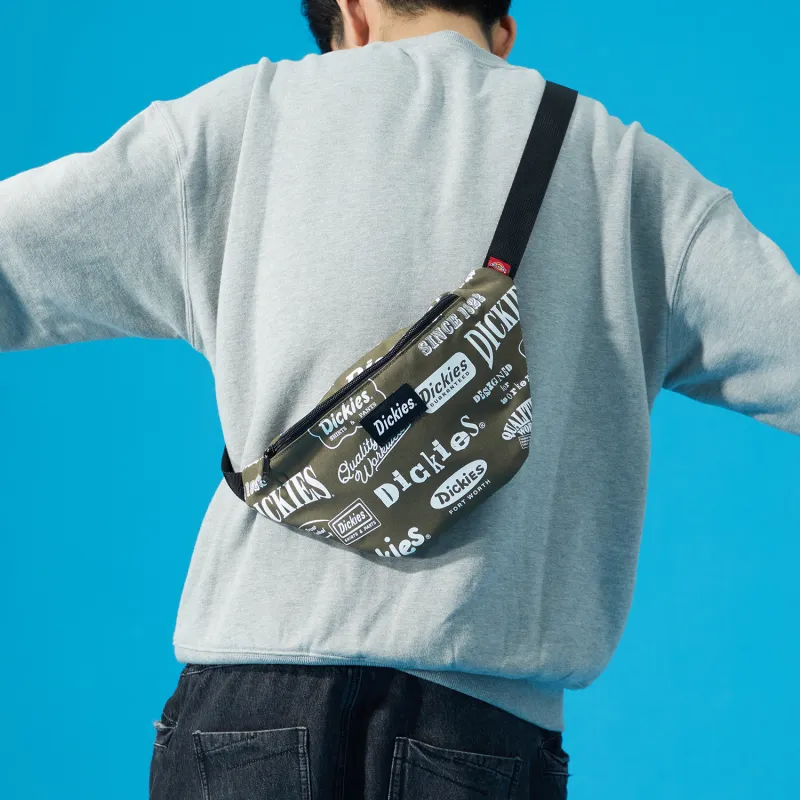 Dickies Polyester One Shoulder Crossbody Bag Sling Bag Fanny Pack Regular Unisex Army Green-4