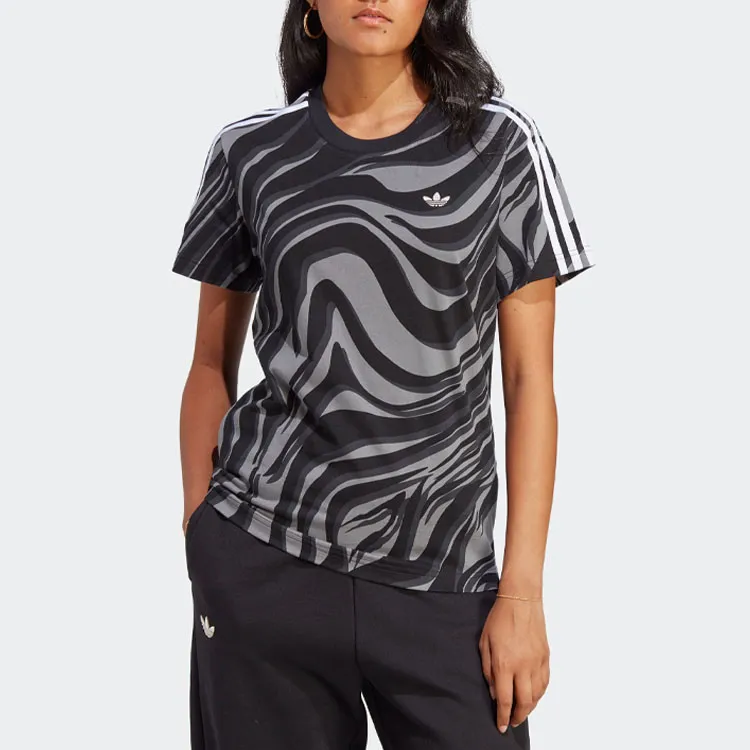 Adidas T-Shirts Women's Black-2