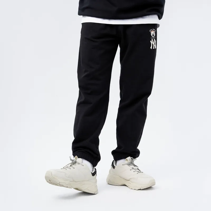 MLB New York Yankees Knitted Sweatpants Unisex Black-10
