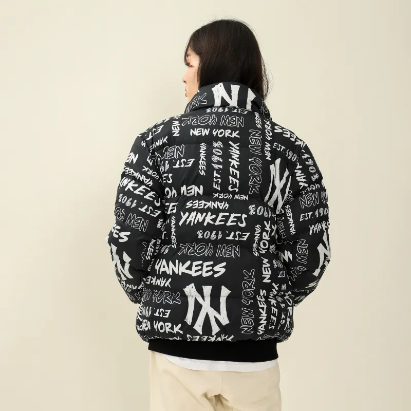 MLB Down Jacket Winter Cropped Unisex Black-6