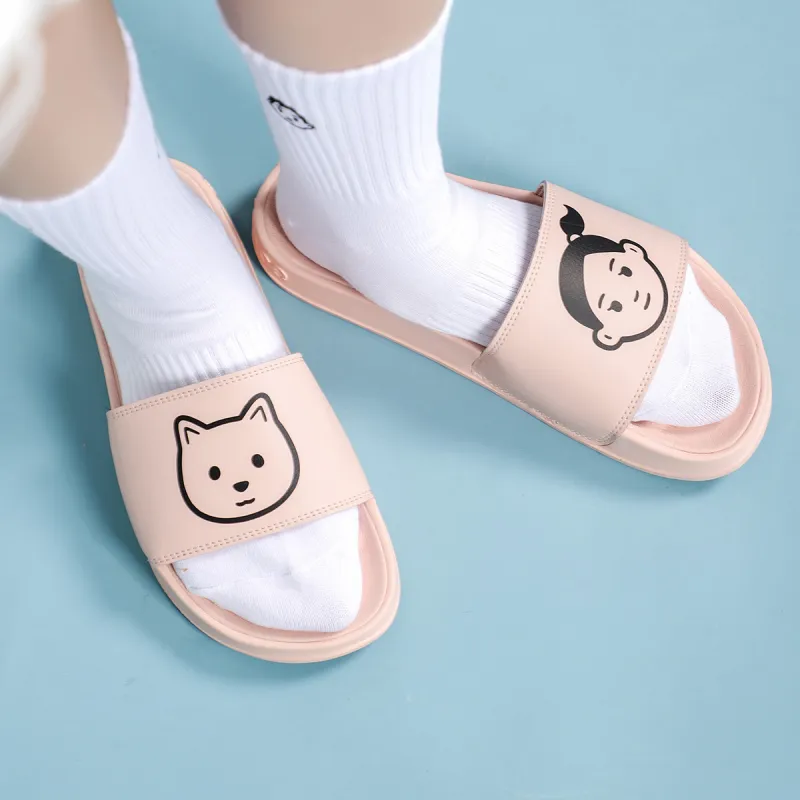 New Balance X Noritake 200 Slides 'Pink' Women's-6