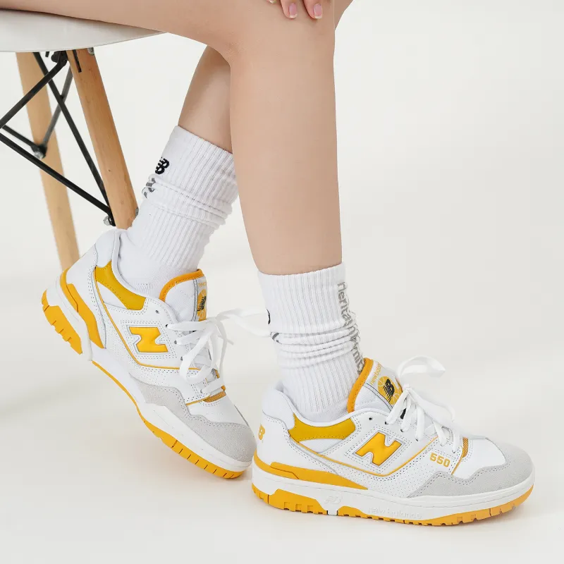 New Balance 550 Sea Salt Varsity Gold-7