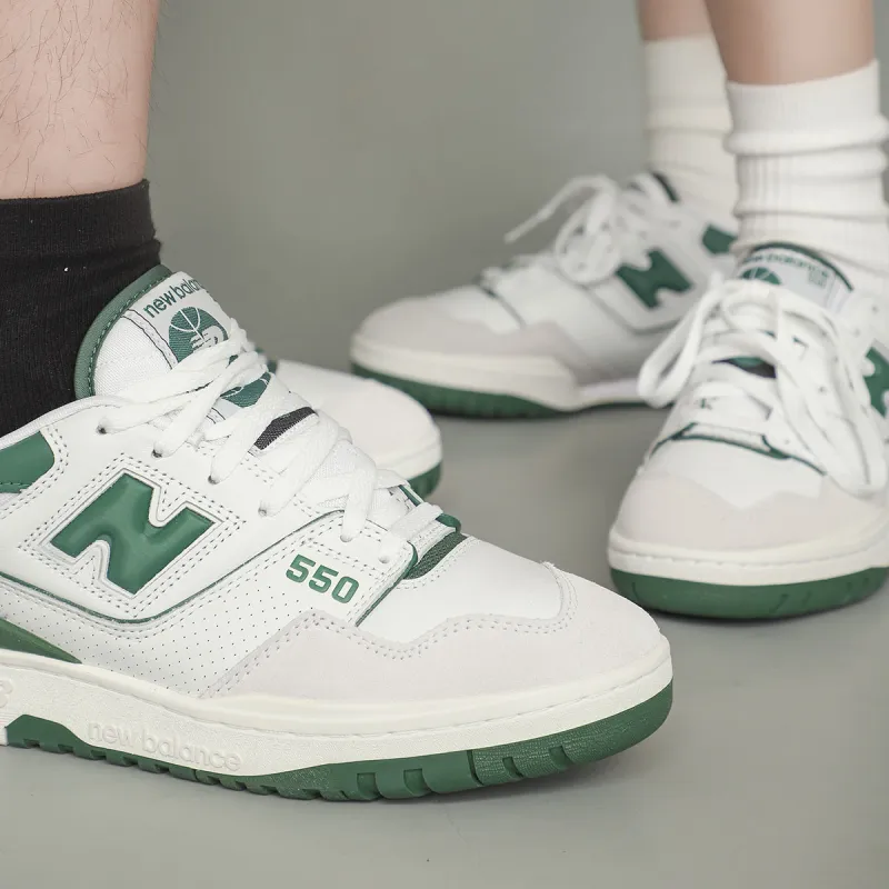 New Balance 550 White Green-12
