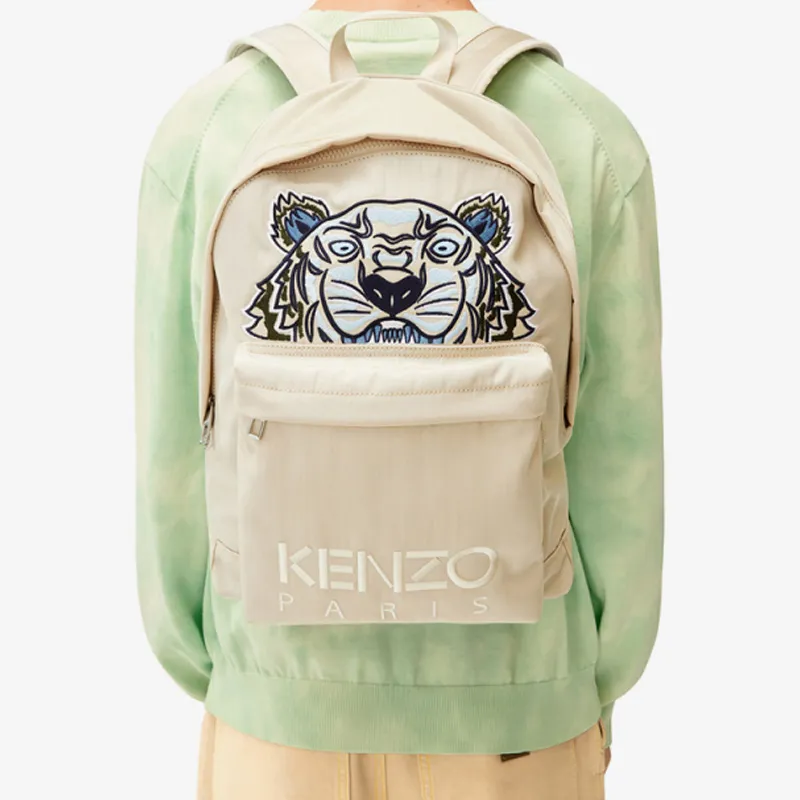 KENZO Kampus Fabric Backpack Unisex Sand Stone-2