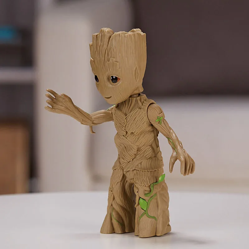 Hasbro Groot Hasbro Guardians Of The Galaxy 2 Baby Groot With Sound And Light 28cm Scale Figures-2