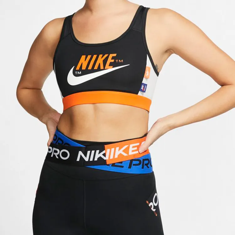 Nike Dri Fit Sports Underwear Women's Black White Orange-3