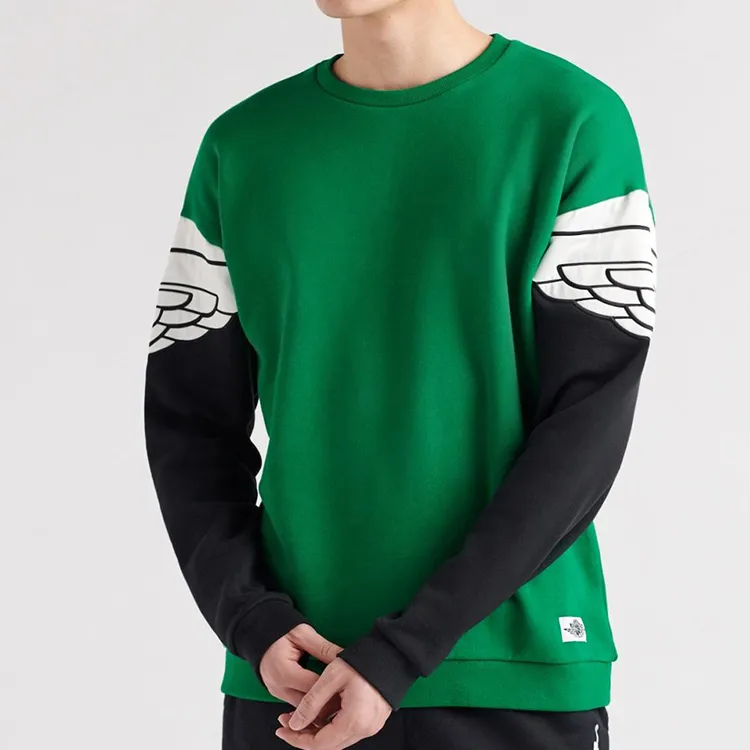 Jordan WINGS CLASSIC CREW Sweatshirt Men's Green-1