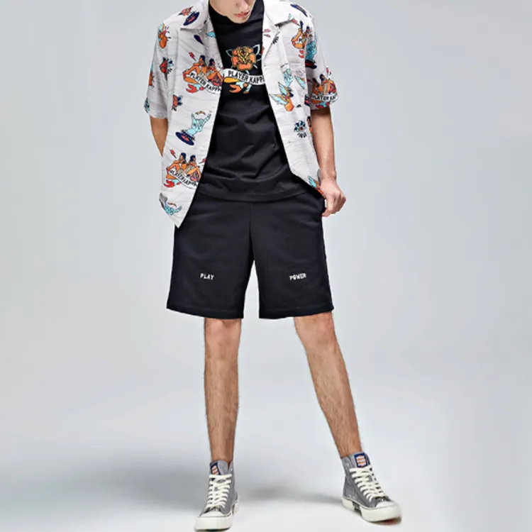 Kappa Casual Shorts Men Black-2