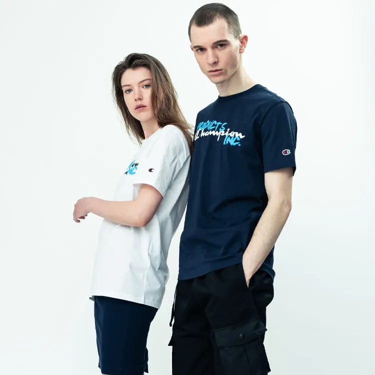 Champion T Shirts Unisex White-4